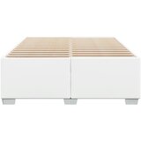 vidaXL Posteljni okvir bel 140x190 cm umetno usnje | Shoptok.si
