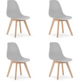 Brandless KITO stol - siv x 4, (22030843) | Shoptok.si