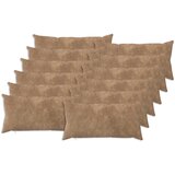  Presvlaka za jastuk 12 pcs HEERLEN Sivosmeđa 40 x 80 cm | shoptok.hr