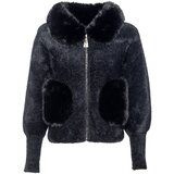 Ayfee Jakne GIACCA COLLO PELLICCIA CAM25275 Črna Cene