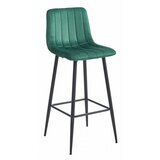 Brandless POZZA hocker - temno zelen žamet / črne noge x 1, (22060661) | Shoptok.si
