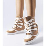 Gemre White-beige wedge sneakers Pantaleone | shoptok.hr