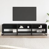 TV ormarić crni 180x40x46 cm od konstruiranog drva | Eponuda.com