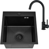 HOMEVELLO Pomivalno korito BRANON 401100 BLACK SET, (5000489256) Cene