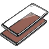  Silikonski ovitek z okvirjem za sony xperia xa - temno siv | Shoptok.si