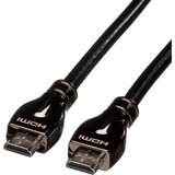 Roline HDMI priključni kabel 10.00 m 11.04.5685 dvostruko zaštićen crna [1x muški konektor HDMI - 1x muški konektor HDMI Cijene
