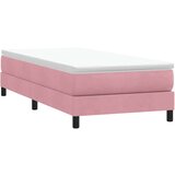 Box Spring krevet bez madraca ružičasti 80x210 cm samt Cijene