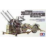 Tamiya Nemški 20 mm Flakvierling 38 z Sd.Ah.52, (21287086) Cene