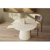 Venture Home Lanzo okrugli blagovaonski stol ⌀120 cm, bež | shoptok.hr