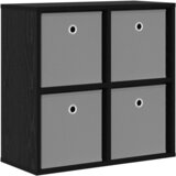  Kreveta s ladicama Crni hrast 59,5 x 27 x 57 cm | shoptok.hr