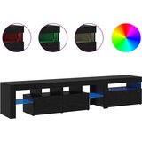 TV ormar 2 pcs Crni hrast 200 x 36,5 x 40 cm Konstruirano drvo | shoptok.hr