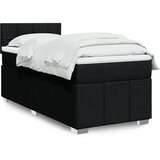 Maison Chic Box spring postelja - Vzmetna postelja z vzmetnico črna 80x200 cm blago SL17671, (21881921) | Shoptok.si