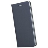  Premium preklopna torbica samsung galaxy a71 a715 - modra s srebrnim robom Cene