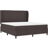  Box Spring postelja z vzmetnico temno rjava 180x200 cm tkanina, (22051401) | Shoptok.si