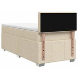  Boxspring krevet s madracem Krem 100 x 200 cm Tkanina - Krem 100 x 200 cm Dizajn linija | shoptok.hr