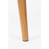 White Label Steklena okrogla mizica v naravni barvi ø 70 cm Haru – | Shoptok.si