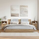  Noćni ormarići 2 kom Artisan hrast 40x36x65 cm izrađeno drvo | shoptok.hr