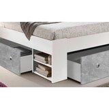 Boxxx posteljna garnitura 140 cm x 200 cm , siva, bela | Shoptok.si