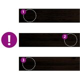  Gazišta stepenice 16 kom tamnosmeđi 110x25x2 cm masivna hrast | shoptok.hr