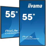 Iiyama LH5565UHSB-B1 Signage Display Kiosk design 138.7 cm (54.6) LED Wi-Fi 800 cd /m² 4K Ultra HD Black Built-in processor Android 11 24 /7 | shoptok.hr