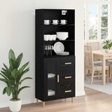 Highboard Crni hrast 69,5 x 32,5 x 180 cm Konstruirano drvo | shoptok.hr