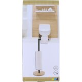 Tendance DRŽAČ TOALETNOG PAPIRA SAMOSTOJEĆI, METAL/BAMBUS, CRNI | shoptok.hr
