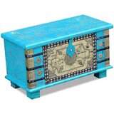  Škrinja za pohranu Plava Mango drvo 80x40x45 cm | shoptok.hr