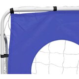 vidaXL Nogometni Gol s Steno za Merjenje Jeklo 240 x 92 x 150 cm, (20608765) | Shoptok.si