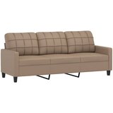  2-dijelni set sofa s jastucima boja cappuccina od umjetne kože | shoptok.hr