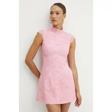 Bardot Obleka ANDREA roza barva, 59412DB