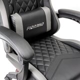  Gejmerska stolica FIORANO crna/siva | Eponuda.com