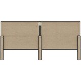  Posteljno vzglavje temno sivo blago 200x200 cm, (20644630) | Shoptok.si