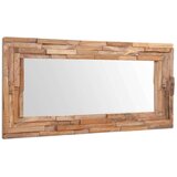  Okrasno ogledalo tikovina 120x60 cm pravokotne oblike | Shoptok.si