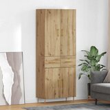 vidaXL Highboard Umjetnički hrast 69,5 x 34 x 180 cm Konstruirano drvo | shoptok.hr