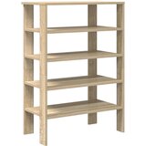  Stalak za cipele boja hrasta 61x32x87,5 cm konstruirano drvo Smeđa | shoptok.hr