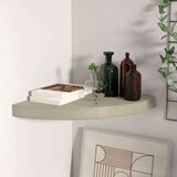 vidaXL plutajuća kutna polica boja hrasta 35 x 35 x 3,8 cm MDF | shoptok.hr