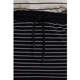 Marisse Cotton Striped Skirt L-Sc-3710 Black_L.Beige | ePonuda.com