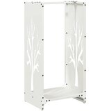  Stalak za drva bijela 40x30x80 cm hladno valjani čelik | shoptok.hr
