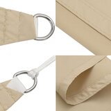vidaXL Senčno jadro oksford blago pravokotno 2,5x3,5 m bež | Shoptok.si