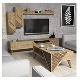 Hanah home set za dnevnu sobu beril oak | ePonuda.com