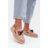 Boto Women's Loafers With Laces Light Pink Calivra | shoptok.hr