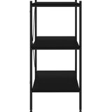 Police s 3 razine crne 80 x 40 x 92 cm | shoptok.hr