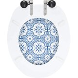  Toaletna daska s mekim zatvaranjem 2 kom MDF uzorak porculana | shoptok.hr