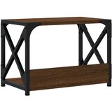  Stalak za pisač 2 razine smeđa boja hrasta 44x26x31,5 cm drveni | shoptok.hr