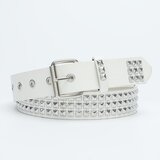 INF Pyramid Square Pearl Rivet Pas White M, (21298107) | Shoptok.si