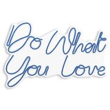 WALLXPERT dekorativna plastična led rasveta do what you love blue | ePonuda.com
