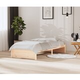 Maison Chic Posteljni okvir - Enojna postelja - Postelja za odrasle iz trdnega lesa 90x200 cm-J8726, (21769112) | Shoptok.si