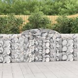  Obokana gabionska košara 4kos 300x30x100/120cm pocinkano železo Cene