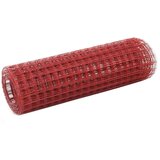 vidaXL Žična mreža za ograjo jeklo s PVC oblogo 10x0,5 m rdeča | Shoptok.si