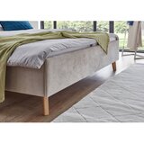 Meise Möbel Bež oblazinjena zakonska postelja z letvenim dnom 160x200 cm Piano – | Shoptok.si
